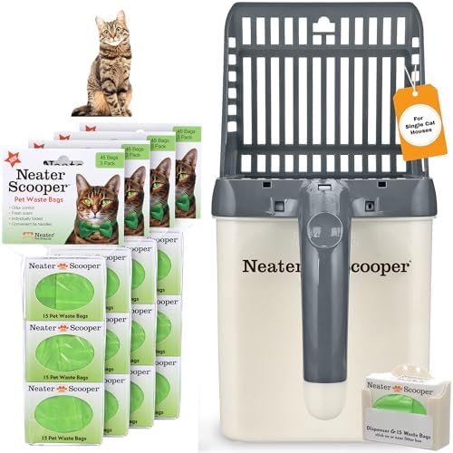 Neater Pet Brands Neater Scooper Standard Cat Litter Scoop, 195 Refill Bags – by NeaterPetBrands