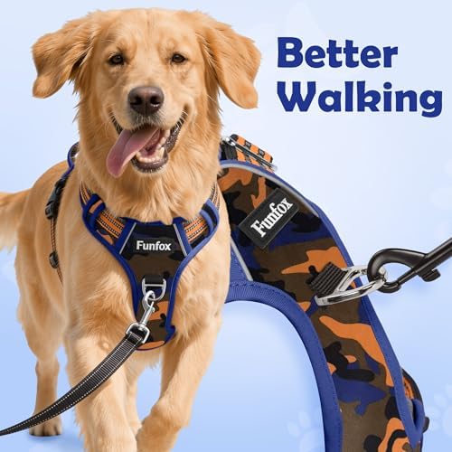 Funfox Dog Harness No Pull, Adjustable Pet Vest Harness, Super Soft Material - Image 3
