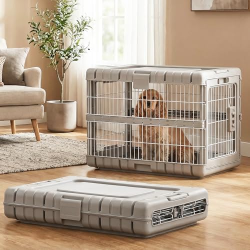 ZOMISIA 28" L Collapsible Dog Crate by Zomisia