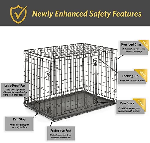 New World by Midwest 42-Inch Double Door Crate, - Image 4