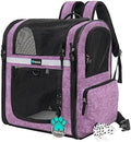 PetAmi Dog Backpack Carrier, 4-Way Entry Ventilated, 18 lbs by PetAmi