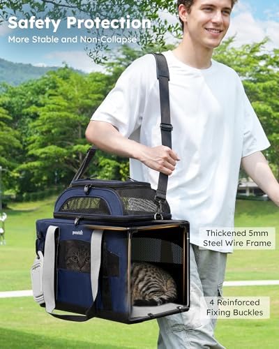 Pecute Cat Carrier, Top Expandable Dog Crate - Image 4