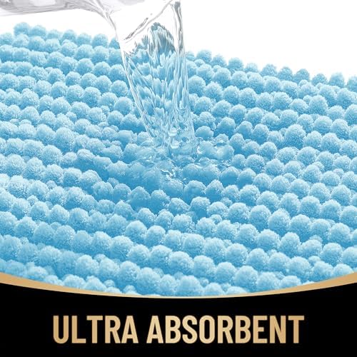 OLANLY Thick Chenille Bathroom Runner Rugs Mats 44x24, Sky Blue - Image 3