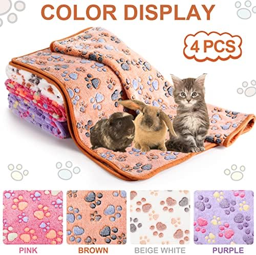 Tatuo 4 Pack Fleece Dog Blanket - Image 5
