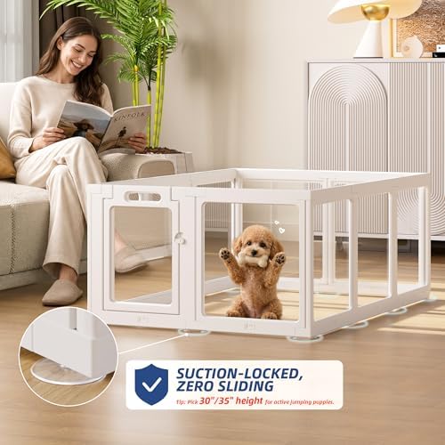 Acrylic Dog Playpen Indoor, G Series, 2 Panels - Image 5