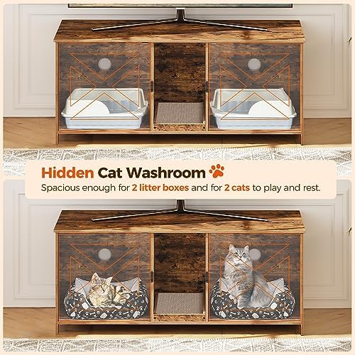 MAHANCRIS Cat Litter Box Enclosure - Image 5