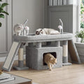 Heybly Cat Tree Extra-Long & Stable 2 Adjustable Scratch Boards HCT210SW-1 by HEYBLY