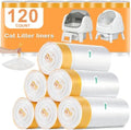 Cat Litter Liners 120 Count for Petpivo 11/12 Litter Box, 25.19 x 11.8 IN by Decalare