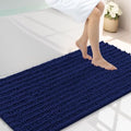 Smiry Bathroom Rugs 40X24, Extra Soft Rubber Backing Chenille Bath Mats by Smiry