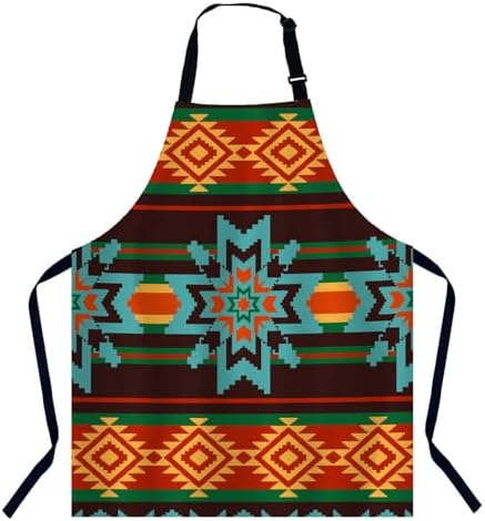 American Southwest Ethnic Pattern Kitchen Apron by Unknown