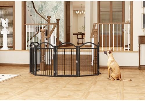 BHG Metal No-Assembly Freestanding Dog Gate - Image 6