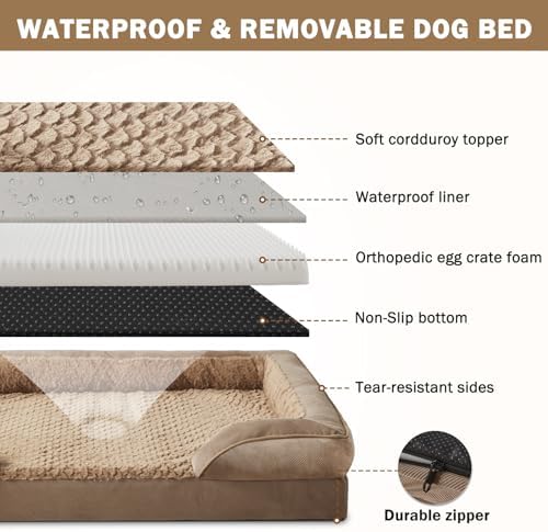 INVENHO L Plus Orthopedic Dog Bed - Image 4