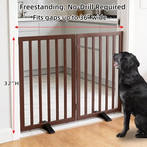 ZJSF Freestanding Indoor Dog Gate - Image 2