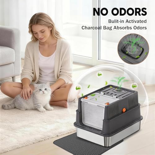 Stainless Steel Litter Box - Image 6