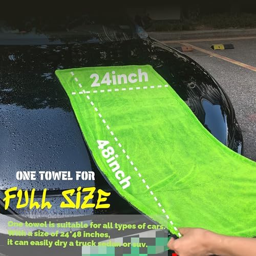 Car Drying Towel 3-Pack Kit 48"x24" - Image 3