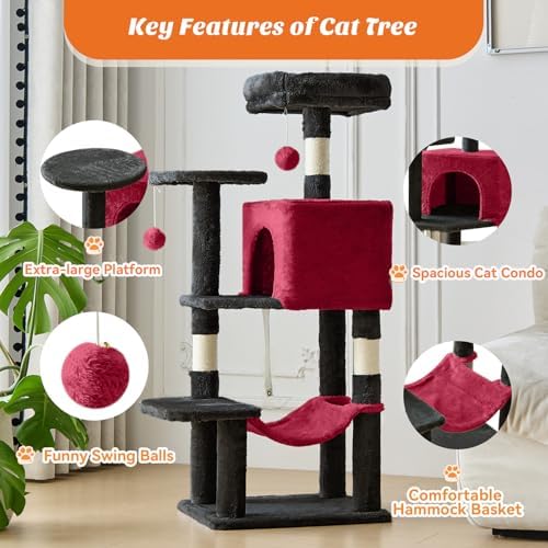 DUMOS 44 Inch Cat Tree Tower - Image 3