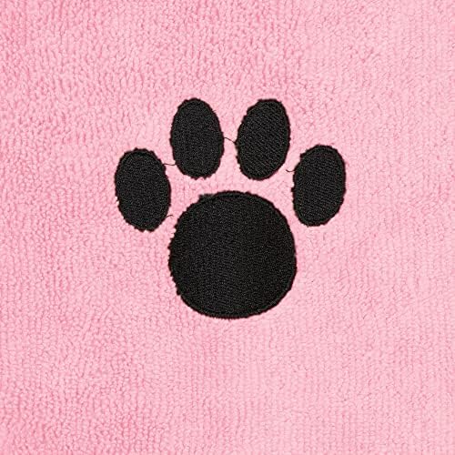 Bone Dry Embroidered Microfiber Pet Robe - Image 4