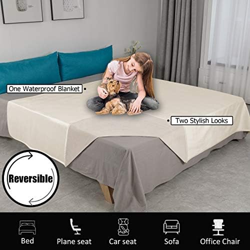 Ameritex Pet Bed Blanket Reversible 100% Waterproof Velvet Super Soft - Image 5