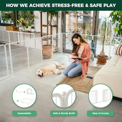 FXW Homeplus Indoor Dog Playpen, 12 Panels, - Image 4