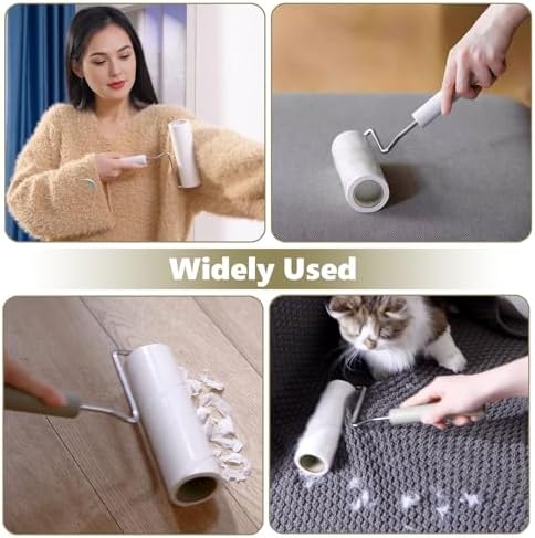 Large Lint Rollers for Pet Hair Extra Sticky，6.3'' Wide Refills - Image 6