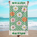 JML Custom Flower Beach Towel by JML