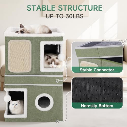 Shikha 2 Story Cat House beds for Indoor Cats - Image 5