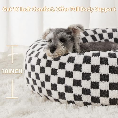 BFPETHOME Medium Washable Cozy Donut Dog Beds - Image 3