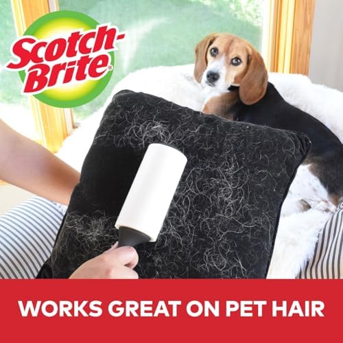 Scotch 3M Mini Lint Rollers 6-Pack, Travel-Size Sticky Lint Removers - Image 3