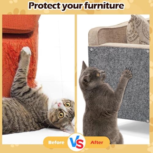 Cat Scratch Furniture Protector, 78.7"x15.8" Cat Scratch Pad - Image 5
