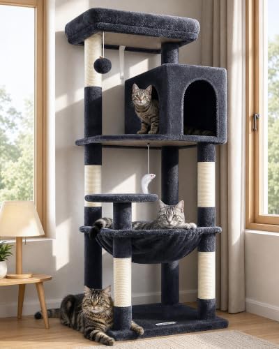 Globlazer Cat Tree Tower with Scratching Post by Globlazer