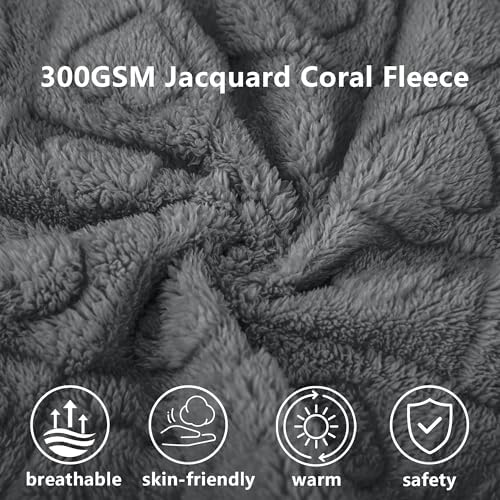 gogobunny Pet Blanket for Dogs Cats, 300GSM Ultra Soft Coral Fleece Blanket - Image 2
