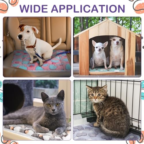 Haull 4 Pcs Waterproof Guinea Pig Bedding Mat, 13 x 18.5 - Image 6