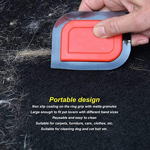 Pet Hair Removal Brush Multipurpose Mini Dog Cat Hair Detailer Premium ABS - Image 5