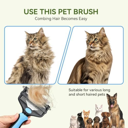 Deshedding Dog Brush, Undercoat Rake - Image 5