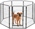NEWBULIG Dog Playpen Indoor 8 Panels 40 Inch, Metal Outdoor Dog Fence Pen by NEWBULIG