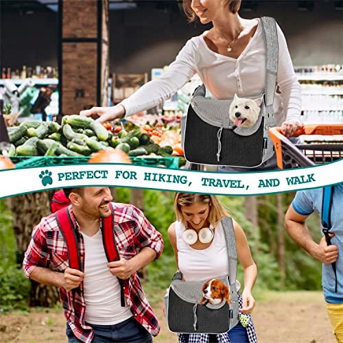 PetAmi Dog Sling Carrier for Small Dogs, Hands Free Crossbody Carrier - Image 6