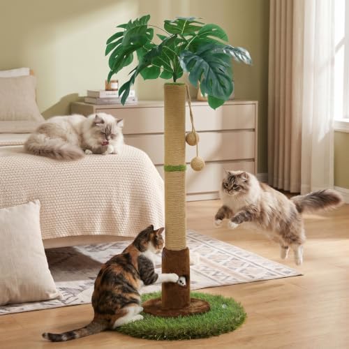 Woochpet 35" inch Cat Scratching Post, sisal cat Scratcher Tree - Image 4