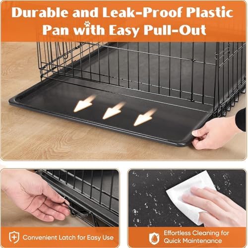 Sweetcrispy 18 Inch Dog Crate, Small Dog Cage, Foldable Puppy Pet Kennel - Image 4