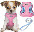 No Pull Dog Puppy Harness and Leash Set Reflective Mesh Vest Large by YIMEIS