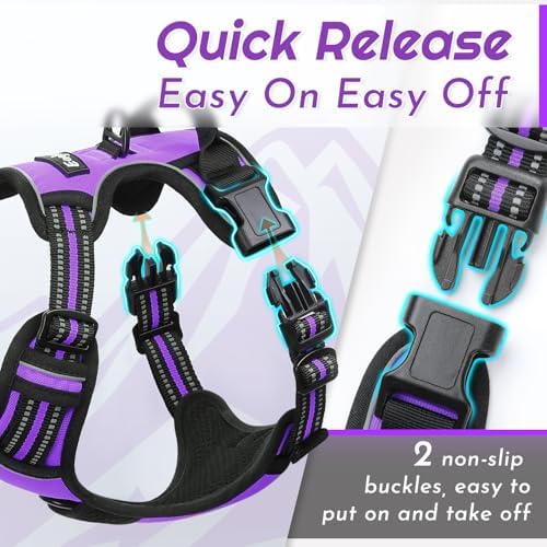 Eagloo Dog Harness for Large Dogs, No Pull Pet Vest - Image 5