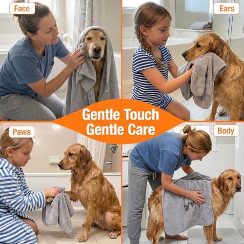 MICOOYO Dog Towel, Microfiber Dog Towels - Image 5