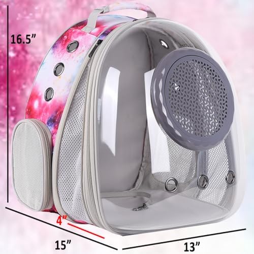 Cat Carrier Backpack Galaxy Front Expandable Large Cat Backpack Bubble - Image 2