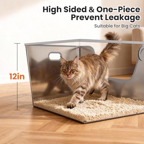 2 Pack XXL Stainless Steel Litter Box - Image 2