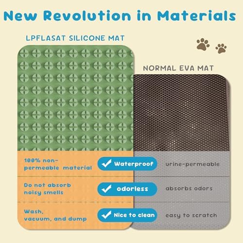 Cat Litter Mat, Silicone Litter Trapping Mat - Image 3