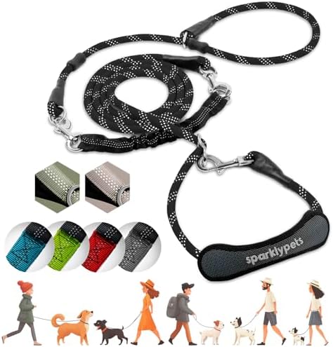 SparklyPets Bungee Rope Handsfree Leash by SparklyPets