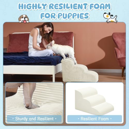 Mesa Lemon 2 Step Dog Stairs Pet Ramp - Image 5