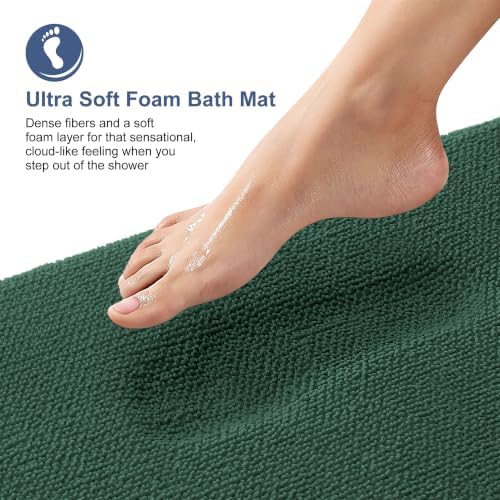 OLANLY Memory Foam Bathroom Runner Rugs 47x17, Long Mats - Image 2