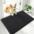 Smiry Dog Door Mat for Muddy Paws 24x16, Ultra Absorbent Chenille Doormat by Smiry