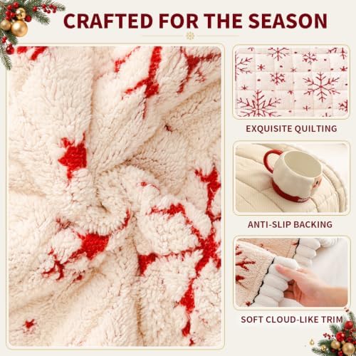 Christmas Couch Cover, Christmas Plush Sofa Cover for Dog Pet 1PC - Image 5