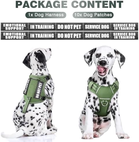 WINSEE Tactical Dog Harness, No Pull Dog Harness - Image 2